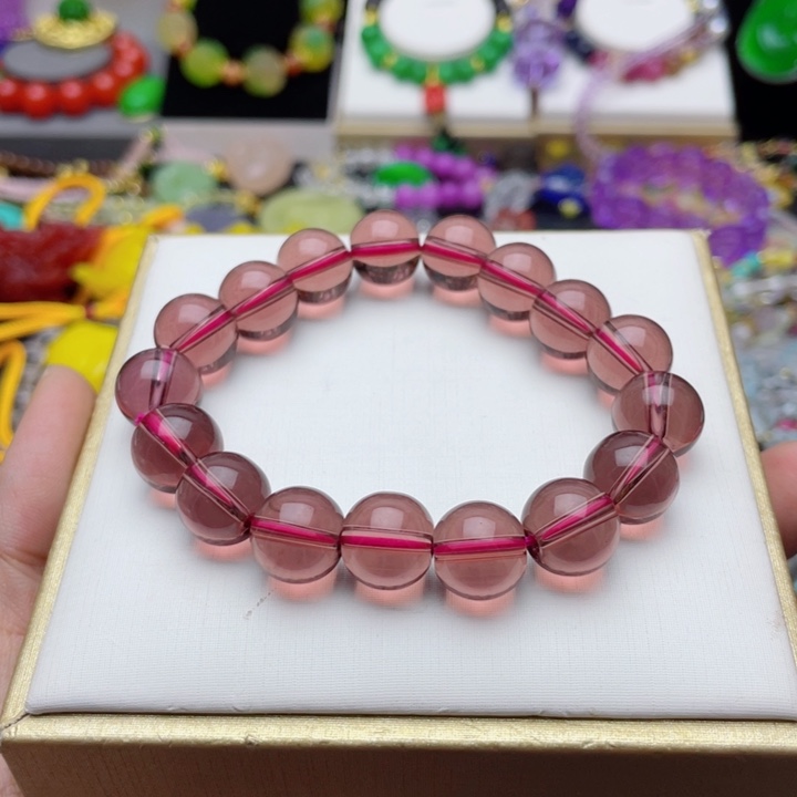树脂制品70号紫色手串