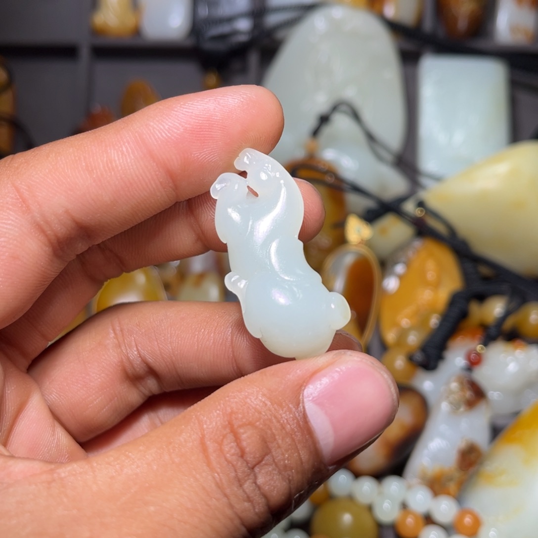 和田玉（糖玉）手链未镶嵌