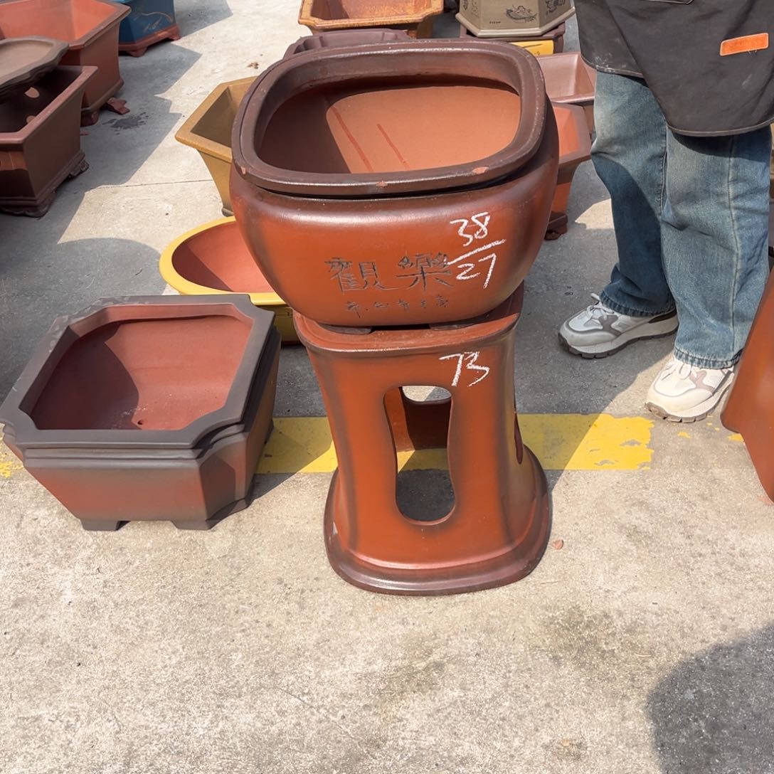 紫砂花盆盆景艺术