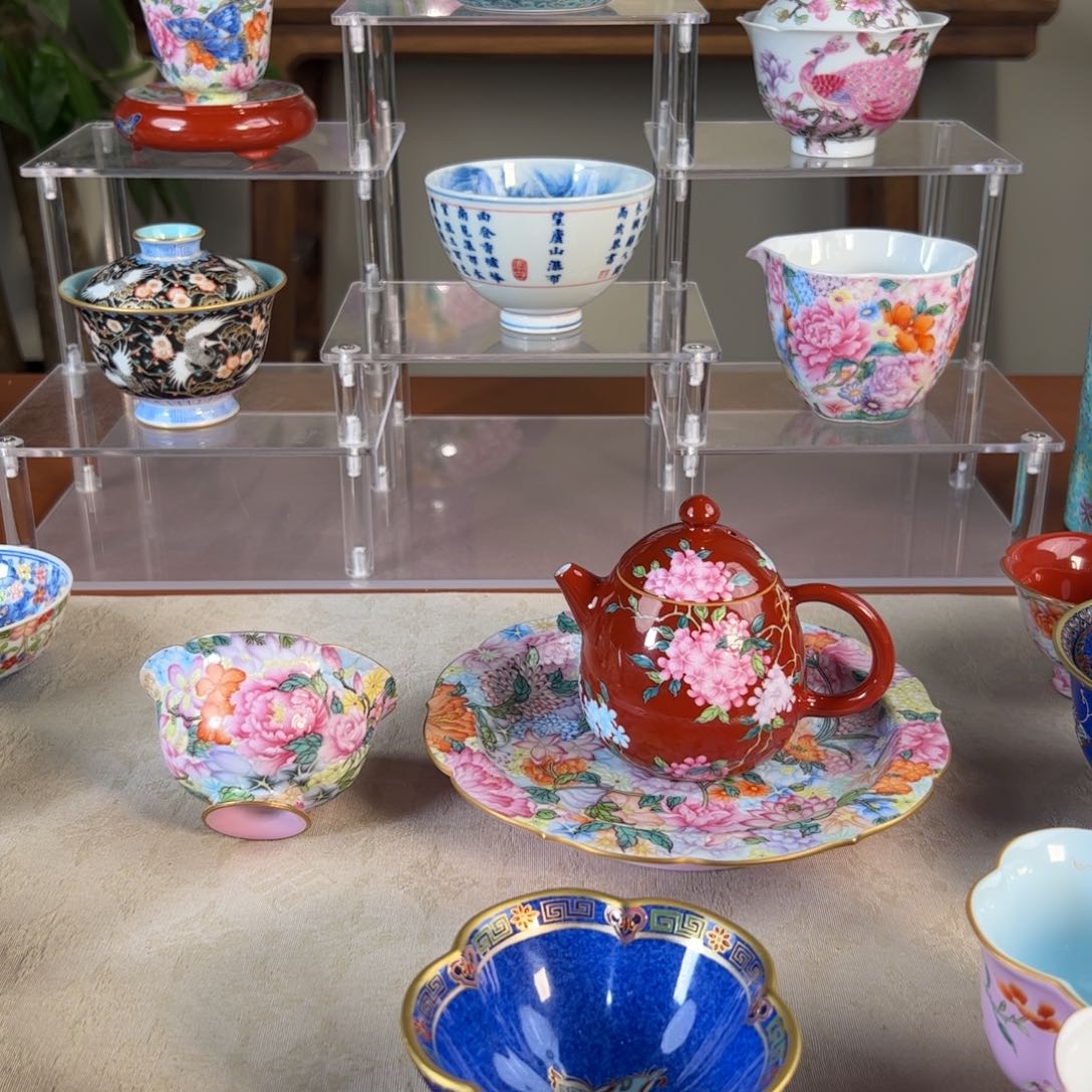 乐*璐纯手工手绘 高端茶器