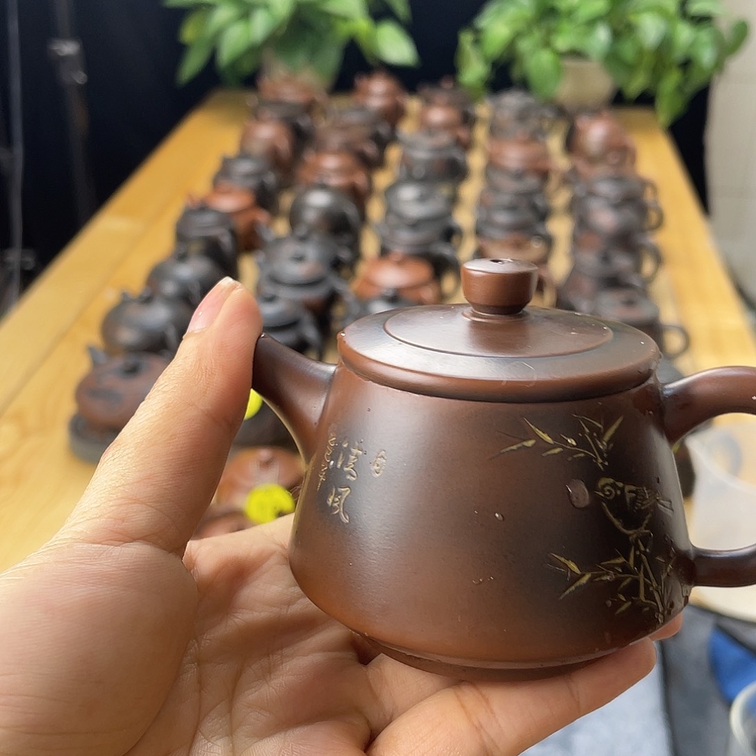 已***置泥塑小高飘壶120毫升左右无礼盒