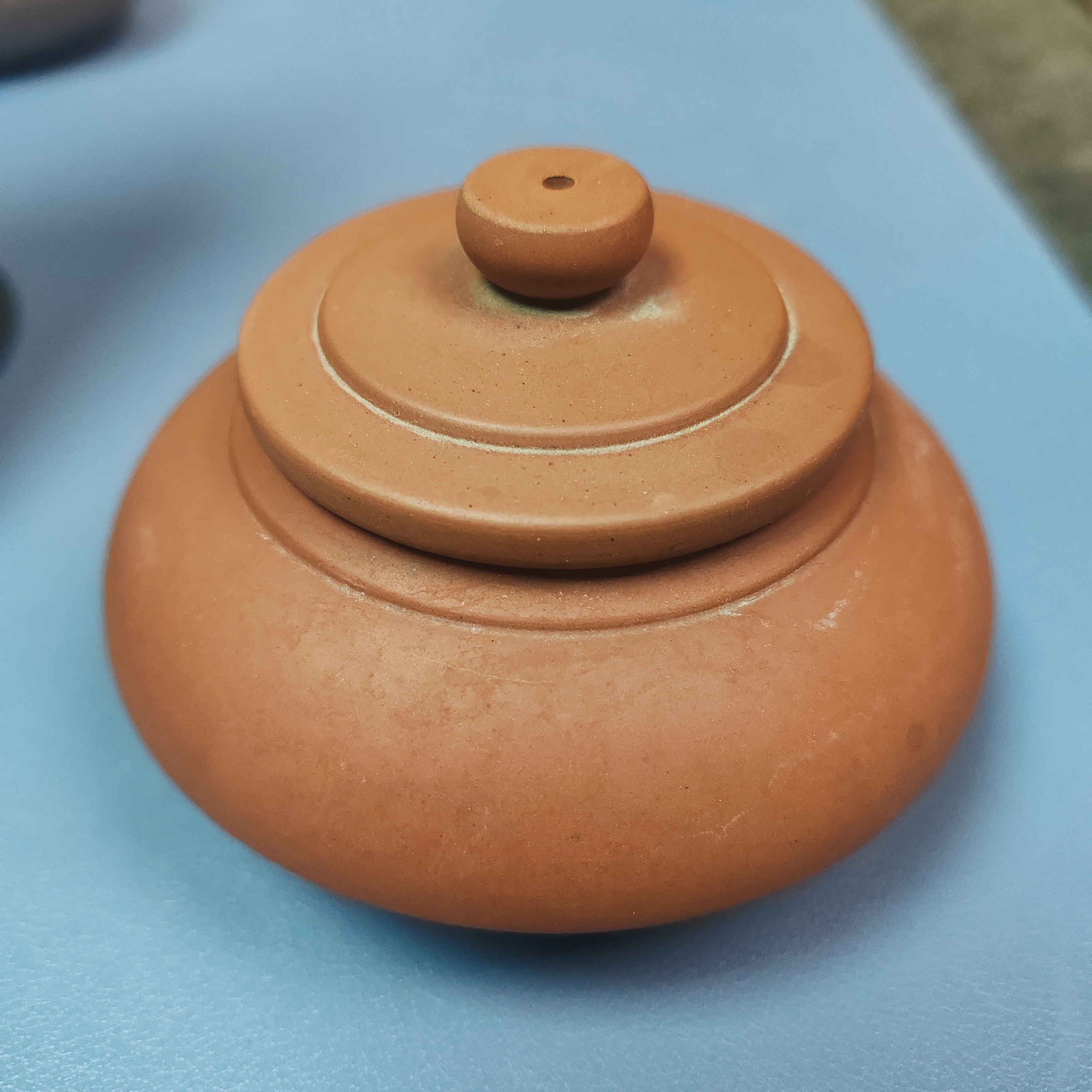 醒茶罐 钦州坭兴陶 瑕品 不退换 纯手工  手拉坯成型  老料