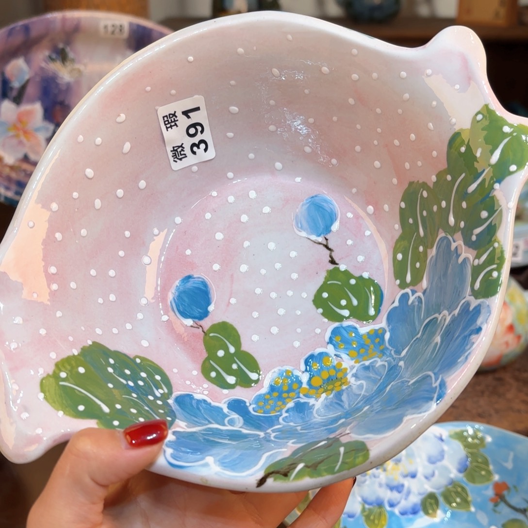 景德镇手绘高温釉下彩陶瓷茶具