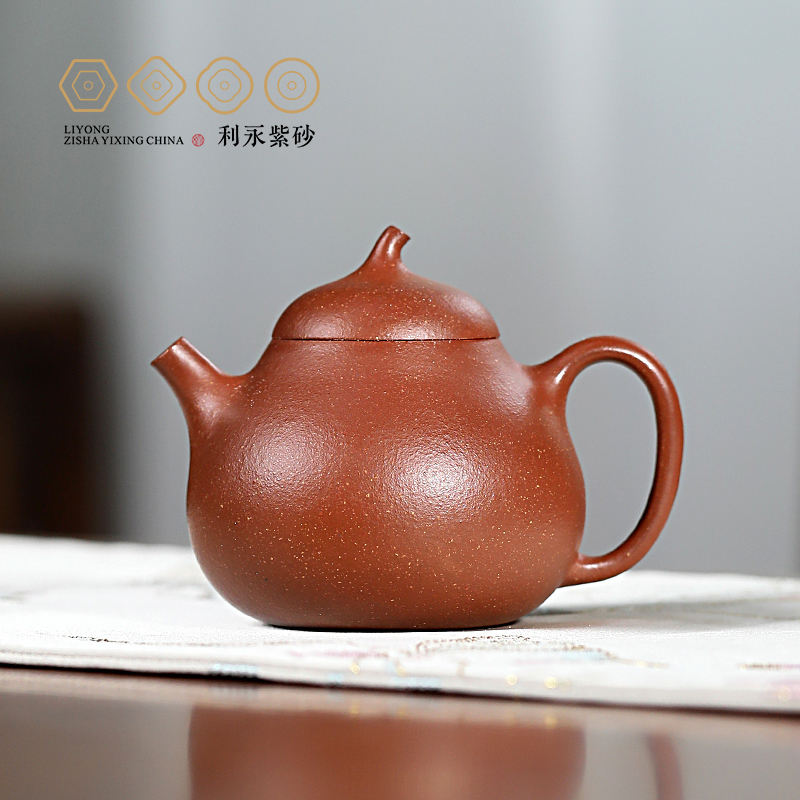 百年利永茄语壶原矿降坡泥150CC单人泥壶宜兴紫砂