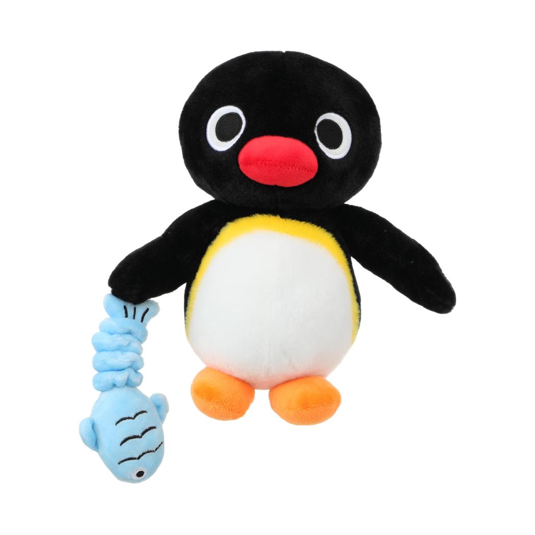PINGU年年有鱼联名系列-咸鱼翻身站姿公仔&名创优品