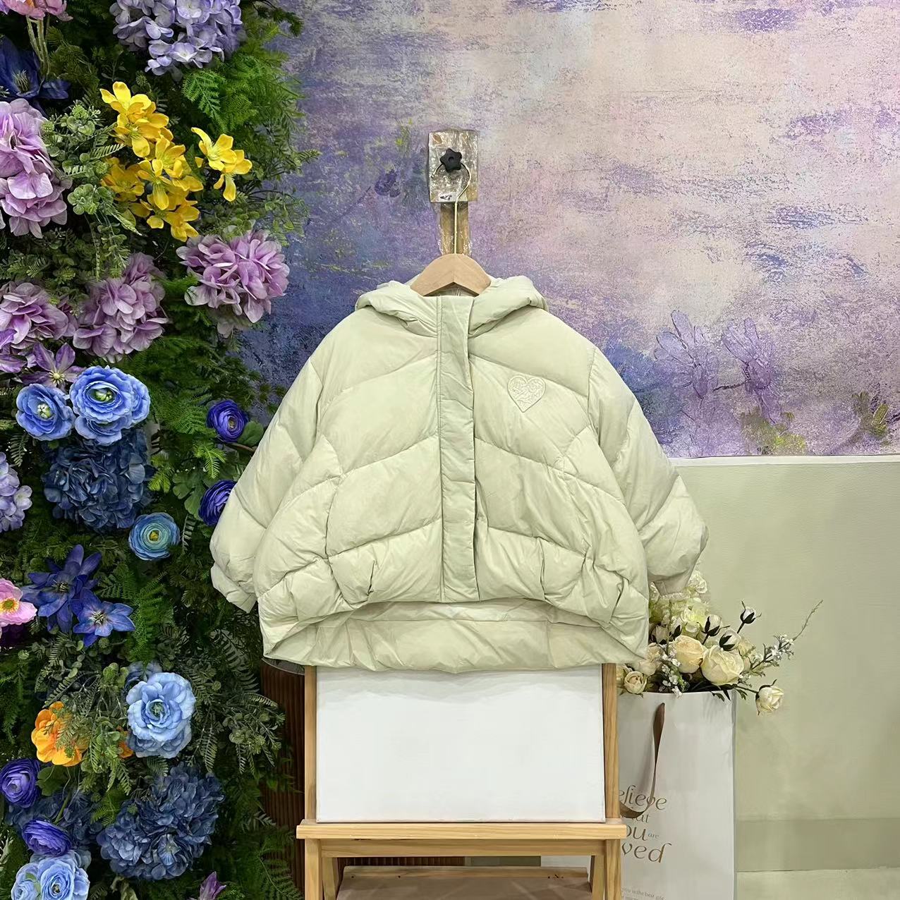 553G浅黄鹅绒服3707