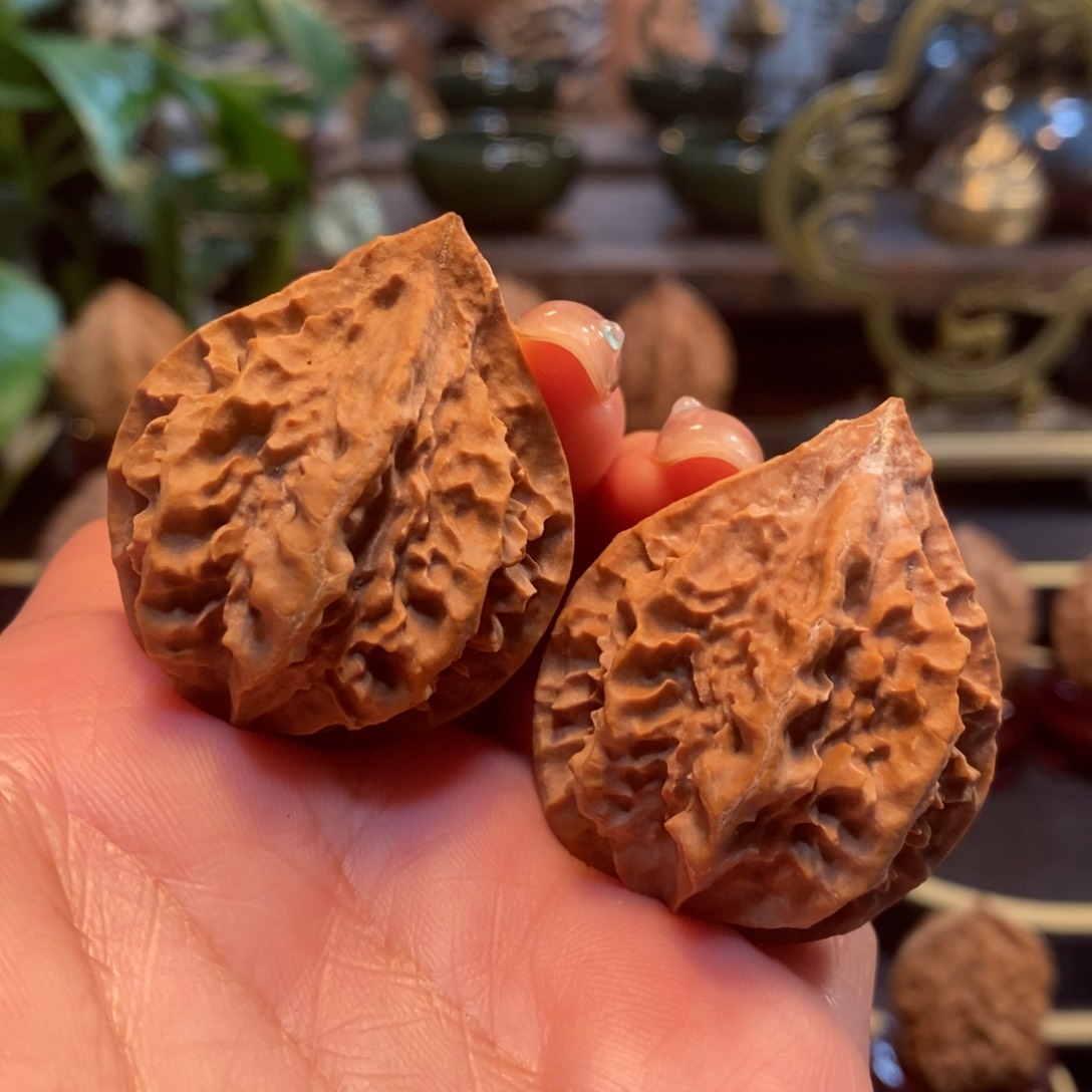 文玩核桃吊坠断齿龙骨36