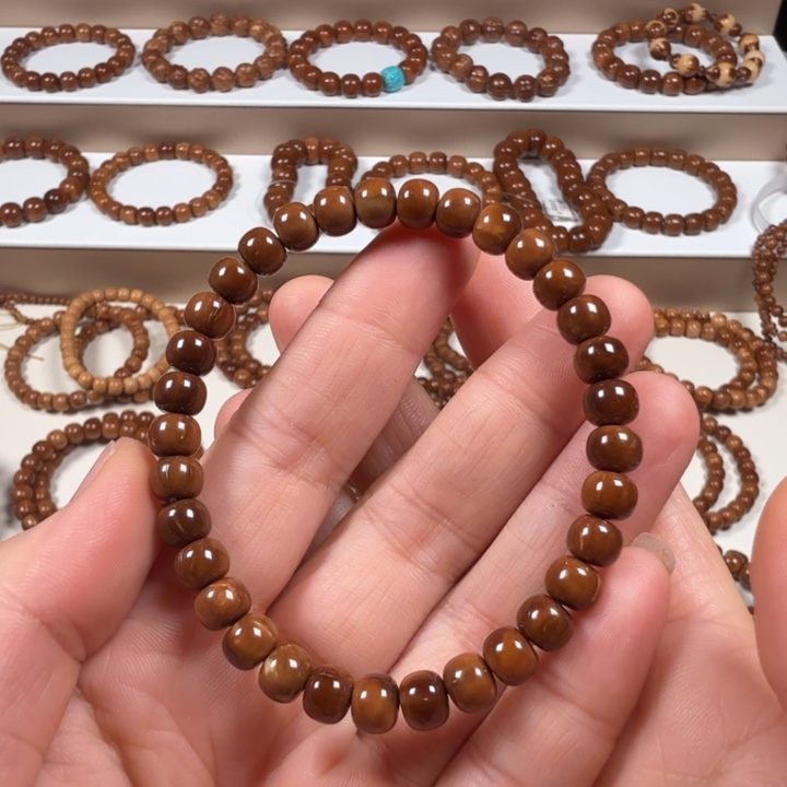 库克手串库克菩提6*7老心珠特价款