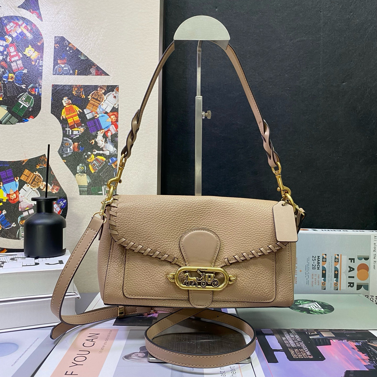 95新 COACH/蔻驰 23465斜挎包25*14