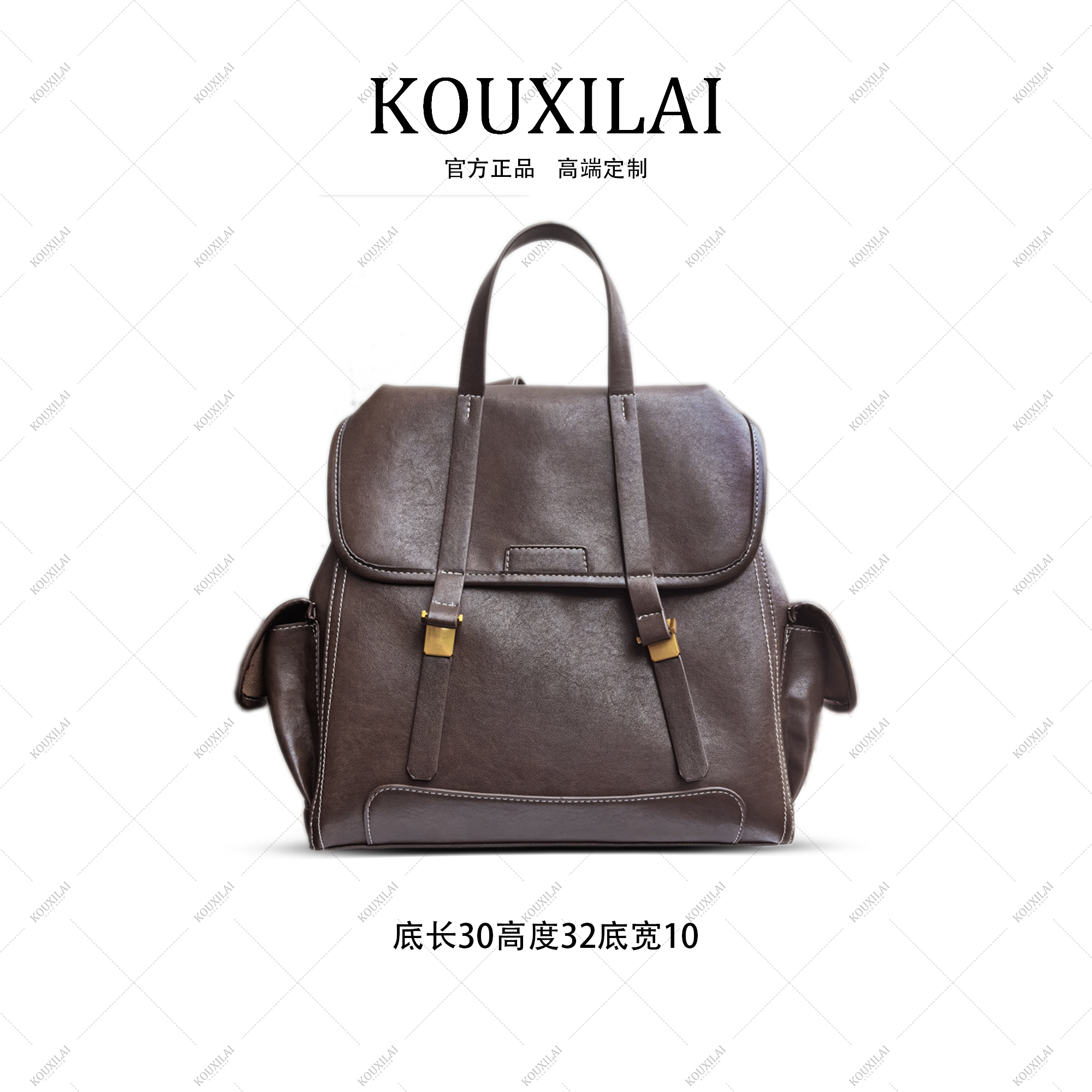 时尚大容量手提女包新款复古双肩包通勤背包K8062