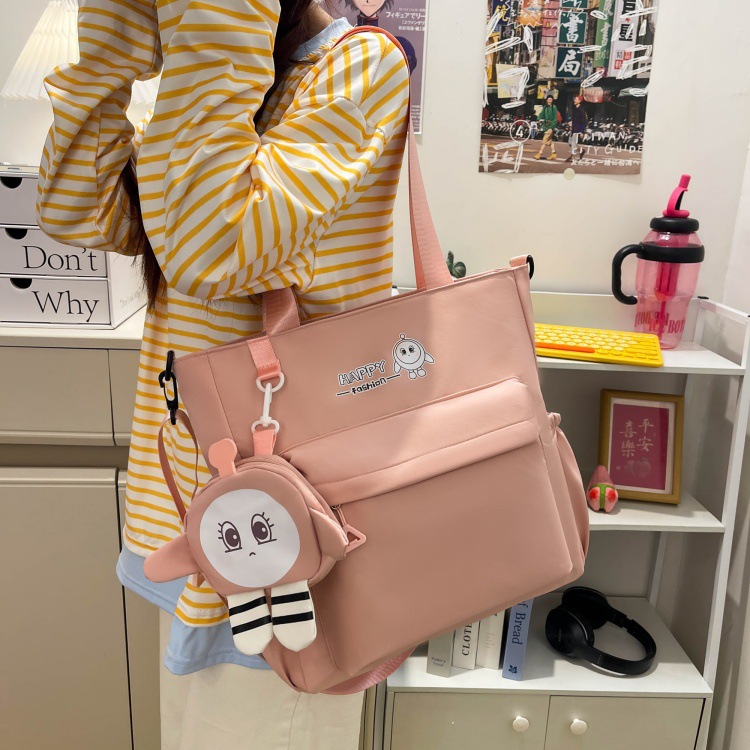ins学院可爱百搭包包韩版少女休闲单肩斜挎包学生上课补习手提袋