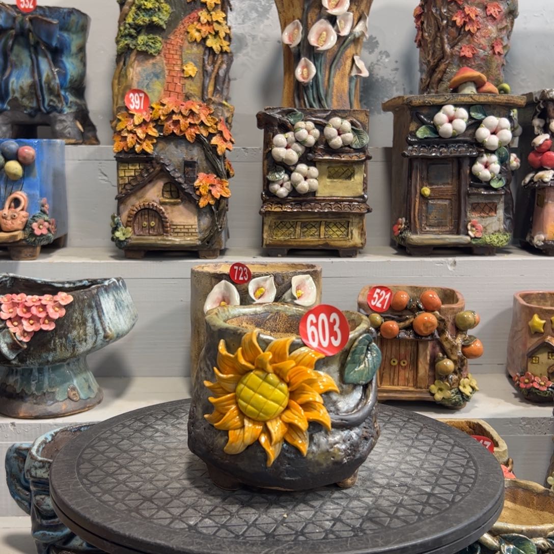 603 号陶然花器手工花盆