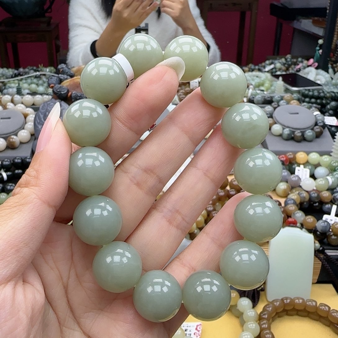 和田玉手链未镶嵌