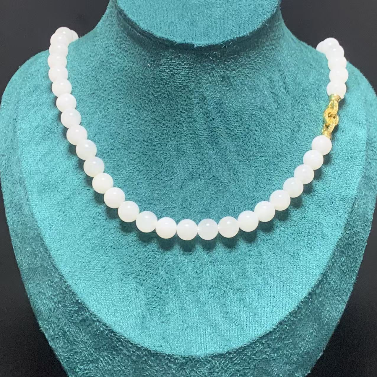 D2455珠宝玉石精选和田玉项链