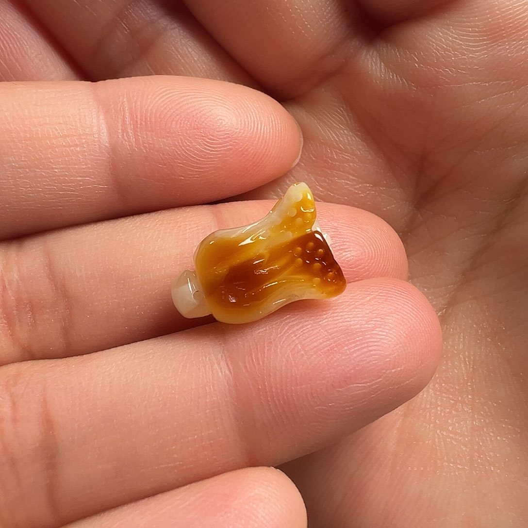 蜜蜡颈饰未镶嵌白菜