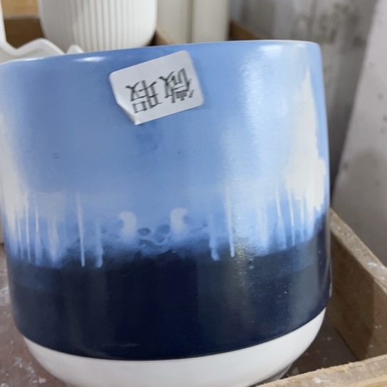 多肉绿植陶瓷花盆，有孔