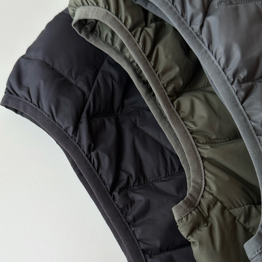 纯元～凯 男女同款拒水轻量白鹅绒保暖马甲！轻盈且持久高效保暖