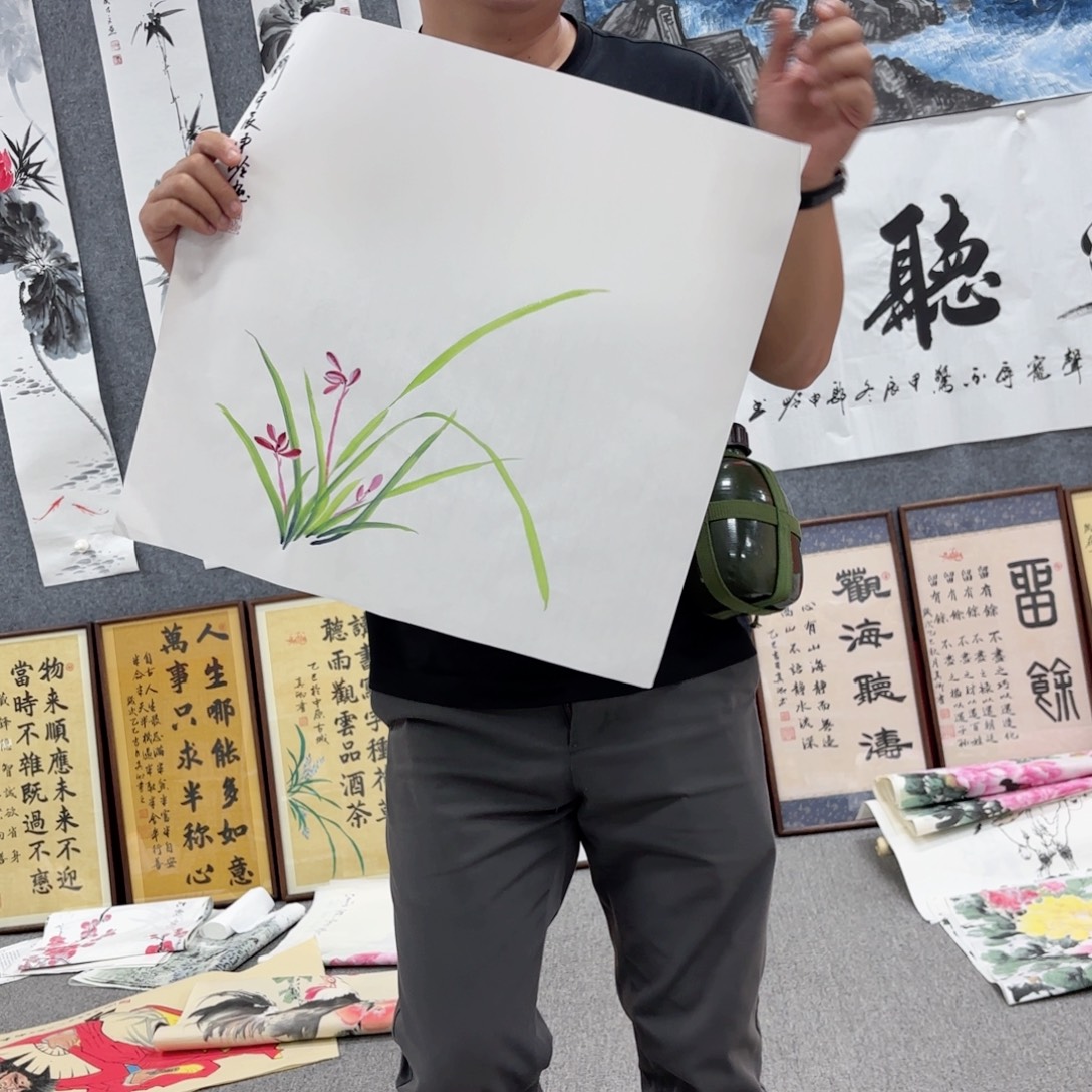 国画国画作品多次
