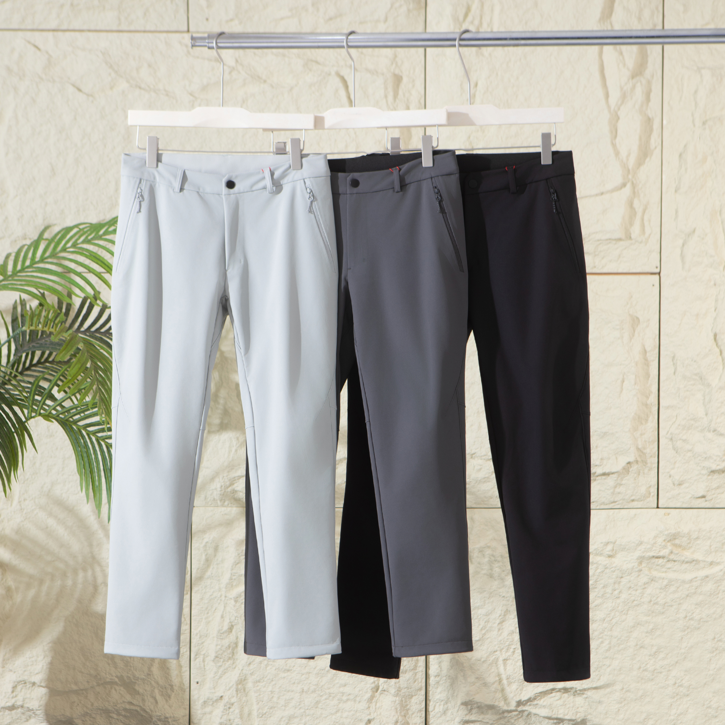 内里加绒男士户外冬季休闲百搭防风防水保暖休闲软壳裤MT138-