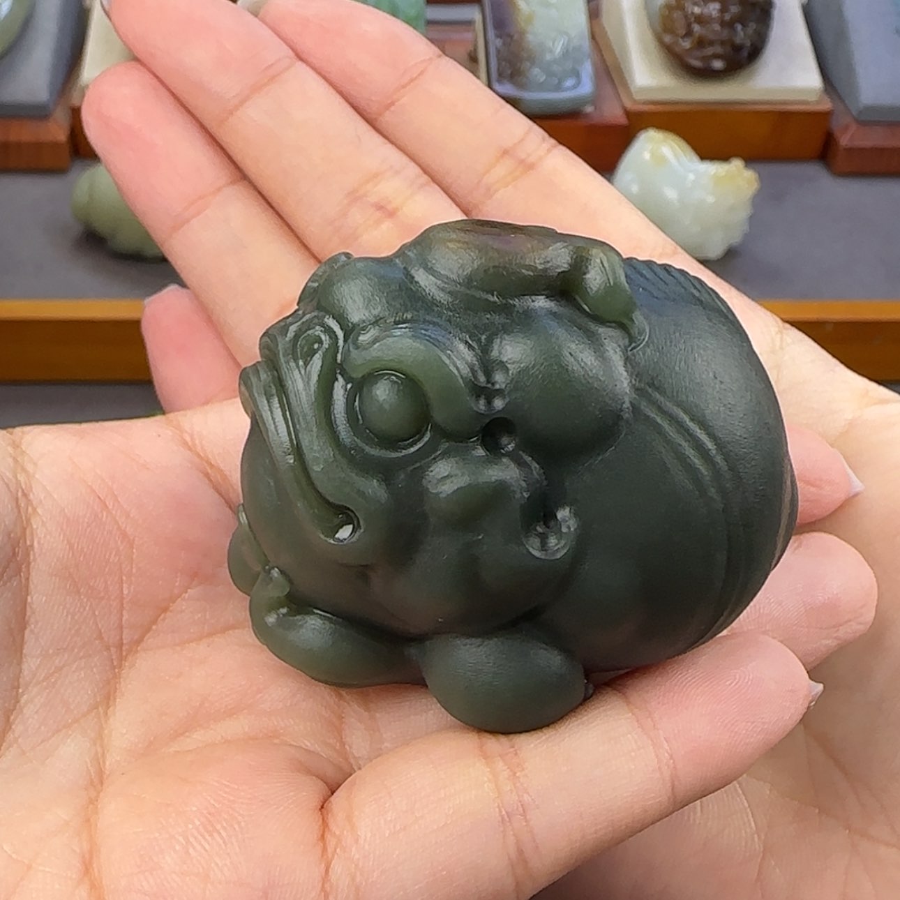 【闪购商品】未镶嵌和田玉定制和田玉人*