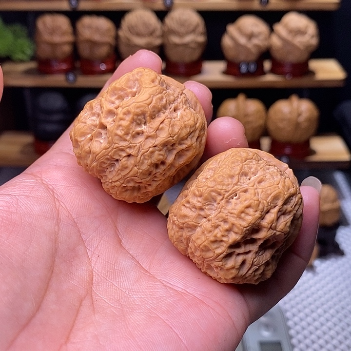 文玩核桃吊坠方天画蝉27