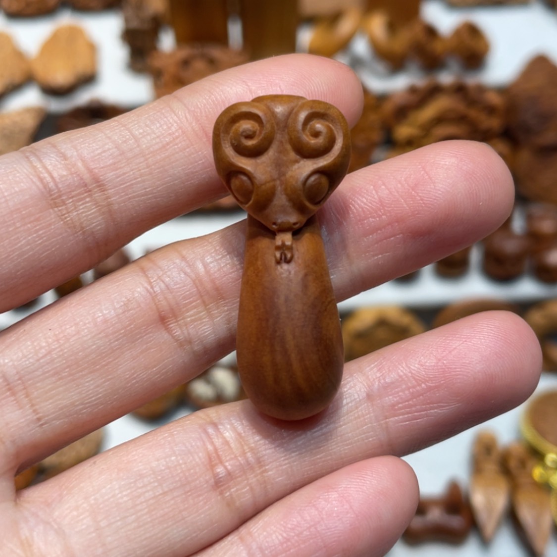 【闪购商品】檀香木吊坠小吊坠手工制作