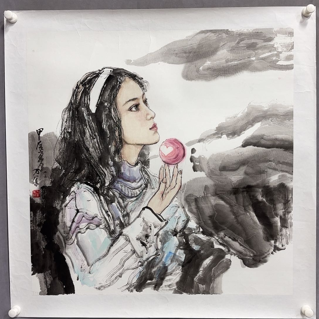 国画国画纯手绘作品请放心去藏