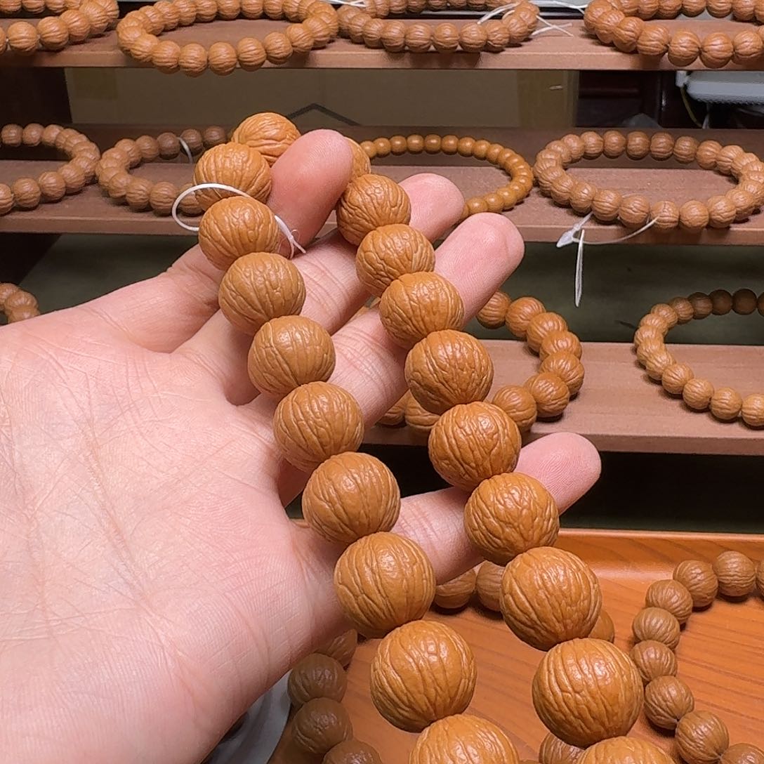 手串猴头核桃16凤羽手持同尺