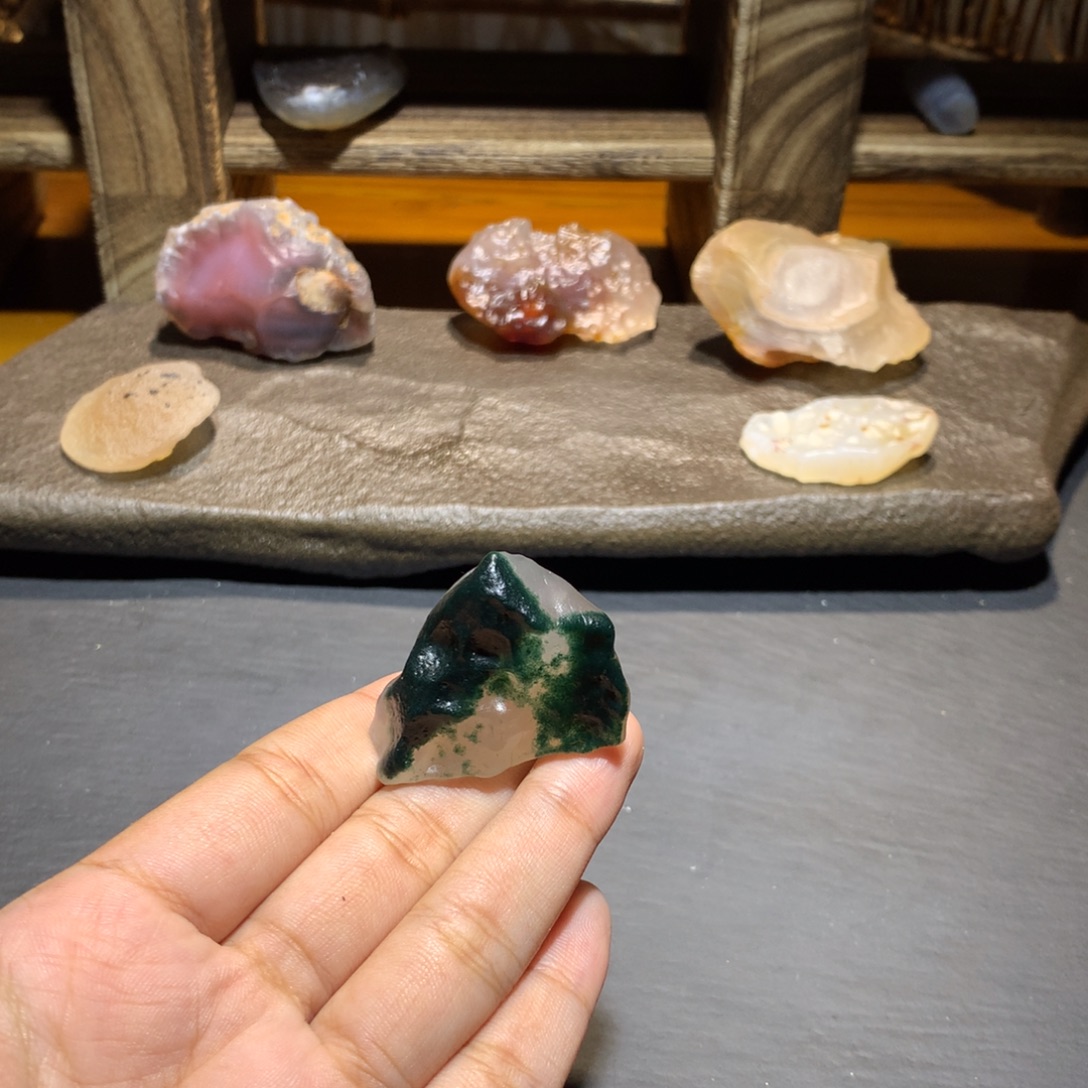 玛瑙/玉髓未镶嵌项链