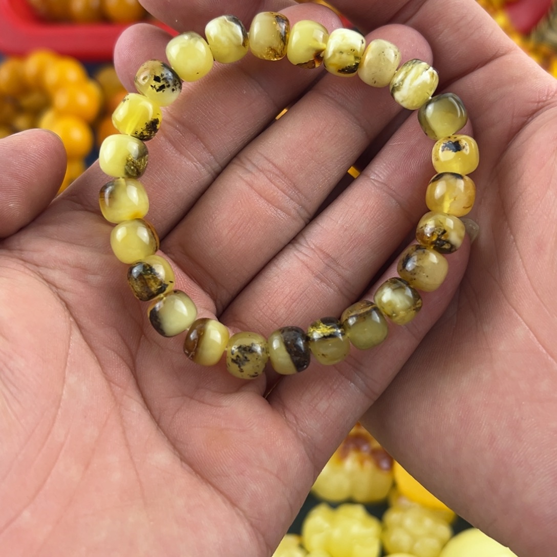 琥珀未镶嵌珠宝奇石