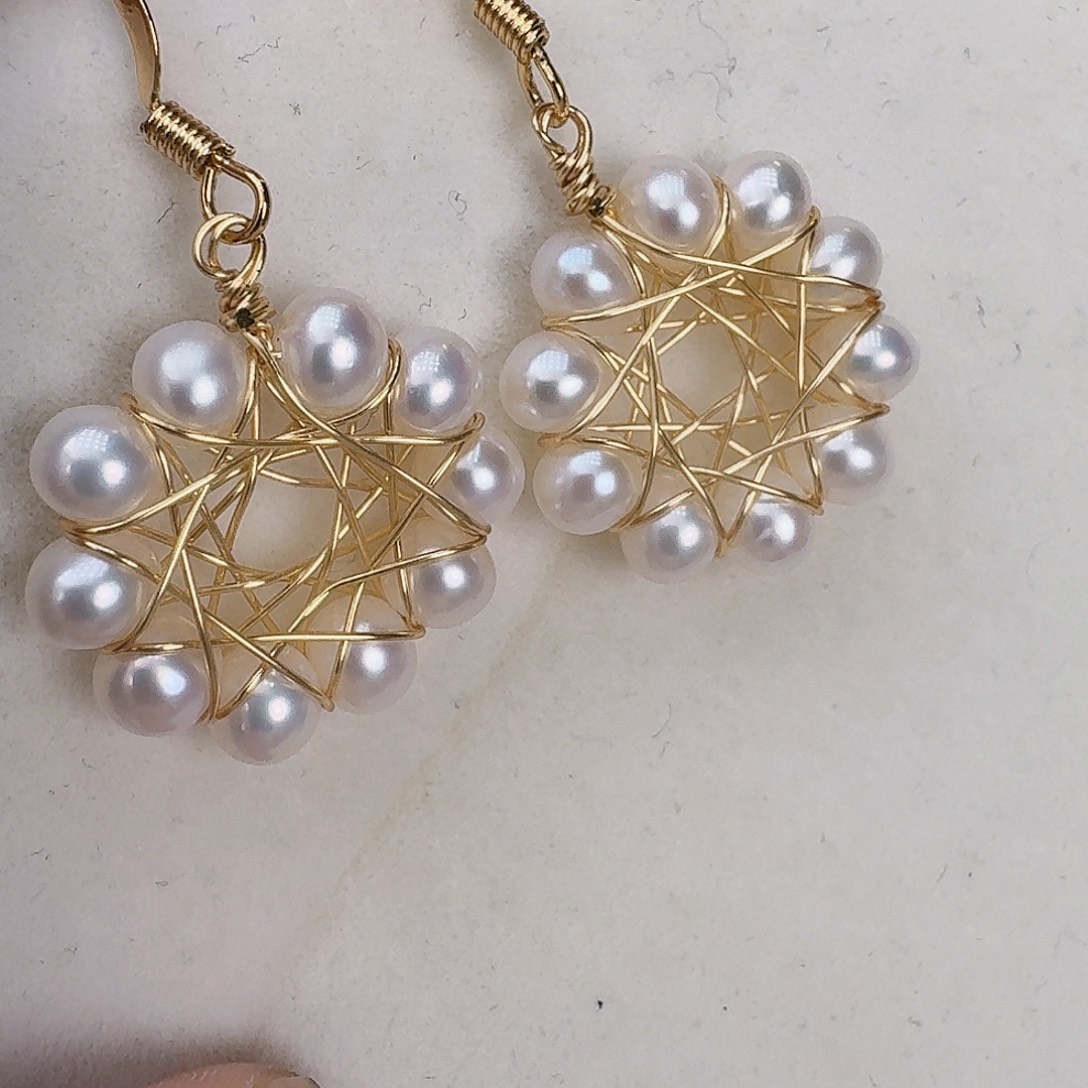 淡水珍珠未镶嵌耳饰