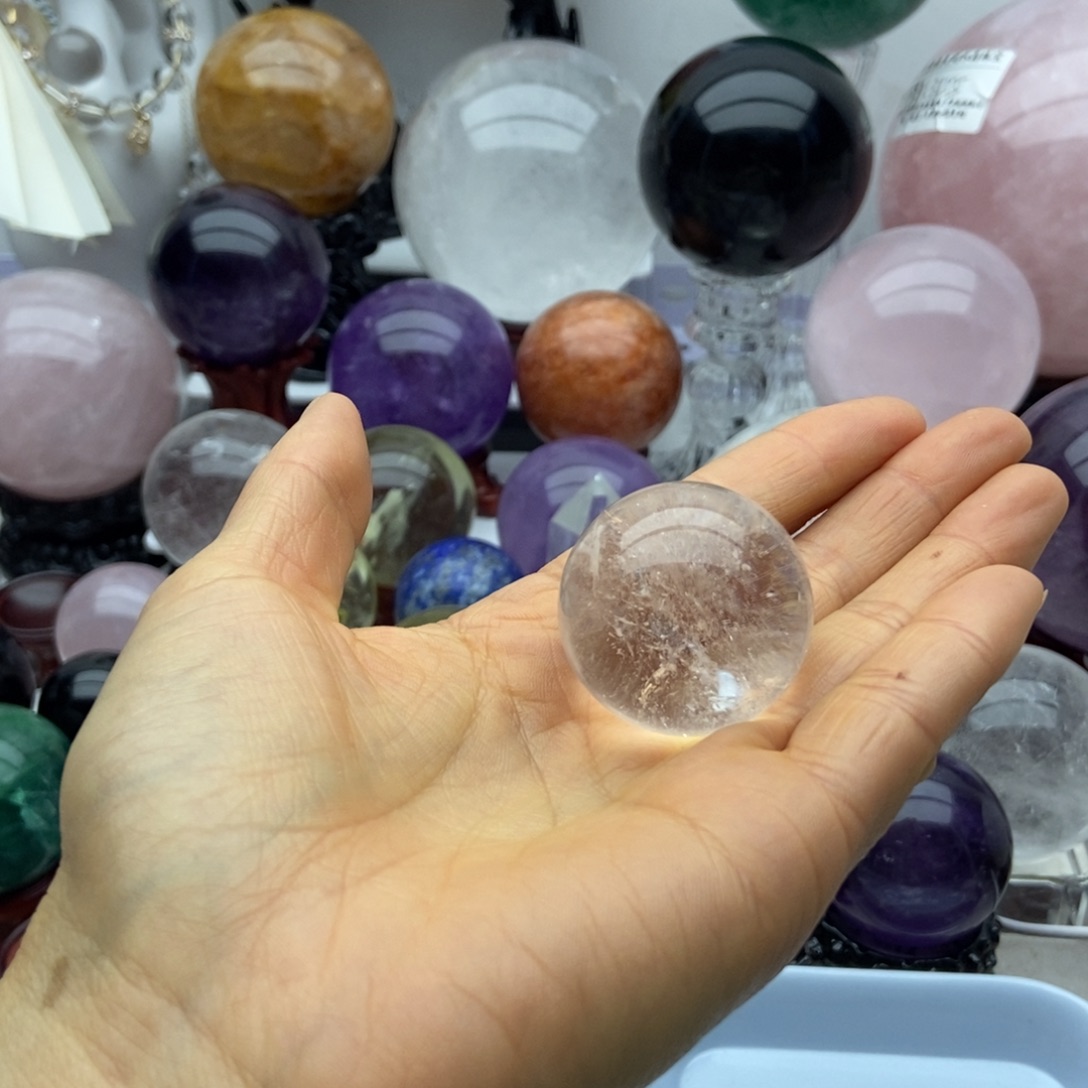 水晶珠宝半成品未镶嵌半***子11