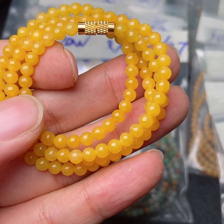 定制翡翠未镶嵌项链卡4.3