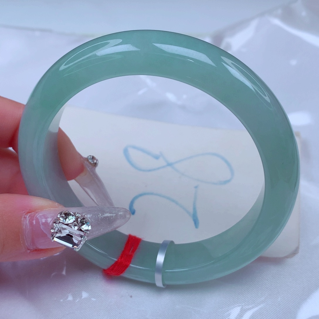 翡翠手镯未镶嵌天然缅甸翡翠A货手镯