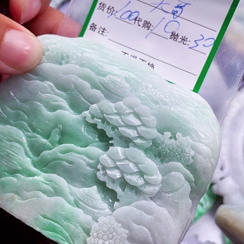 未镶嵌翡翠手绳天*缅甸翡翠手镯项链