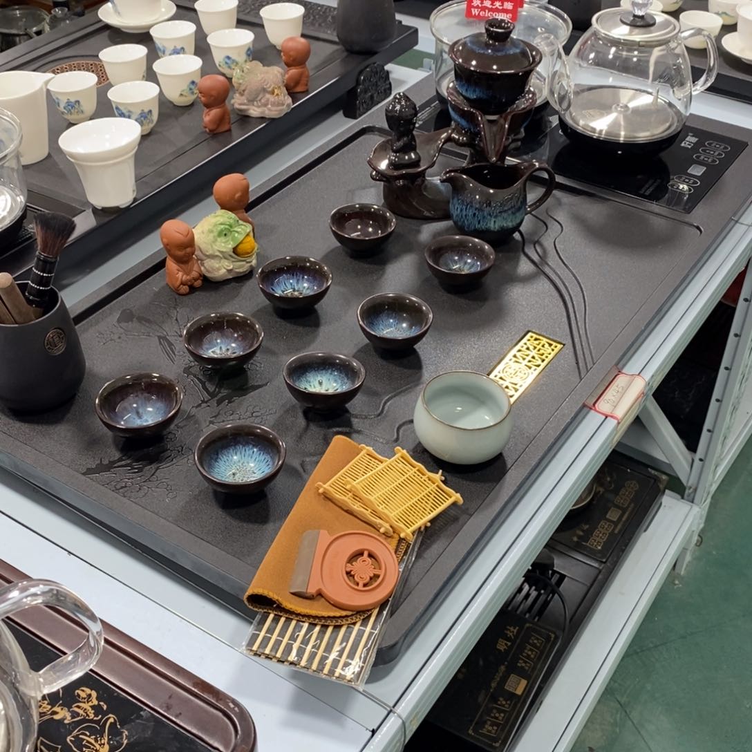 整石茶盘茶具套装家用