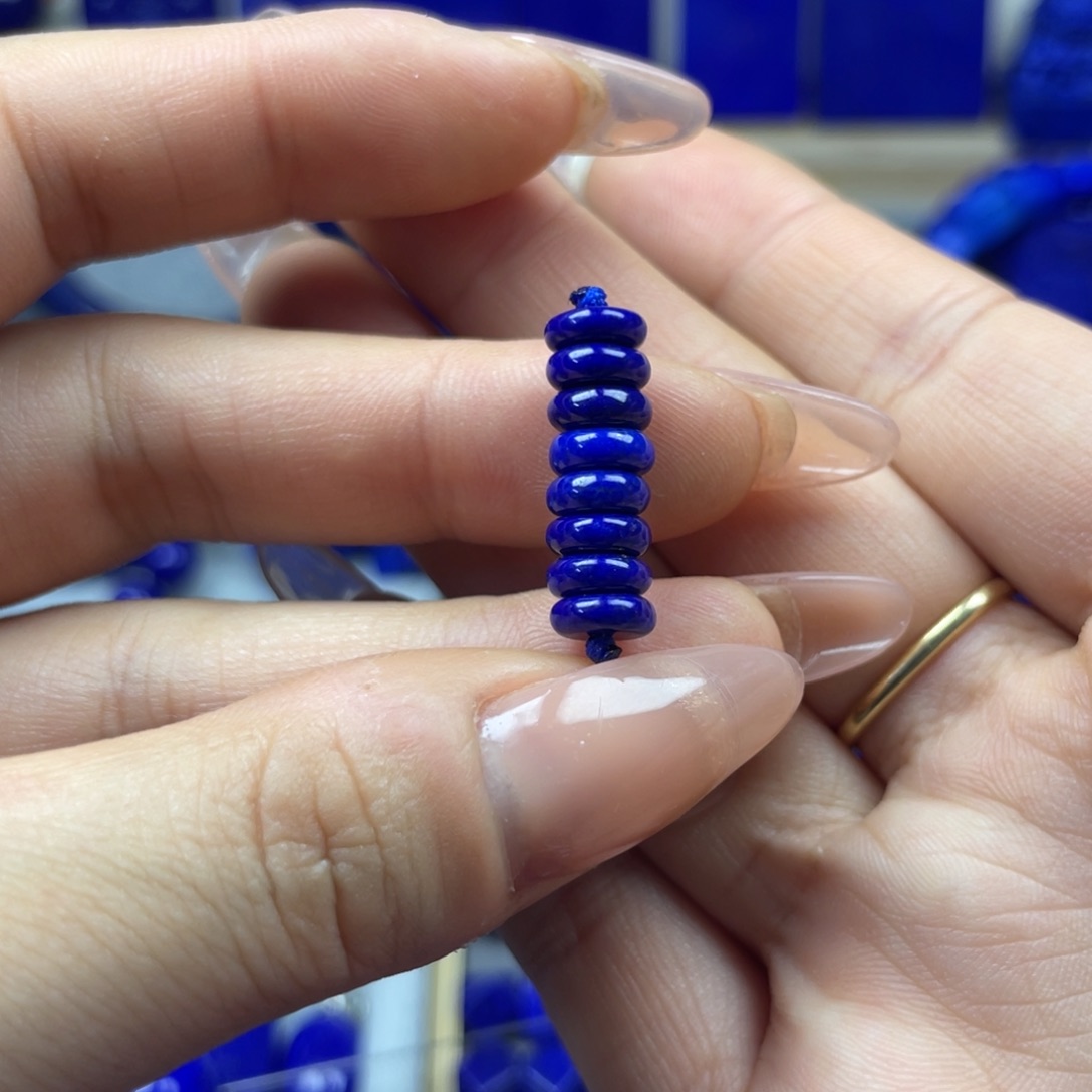 青金石精品隔片未镶嵌