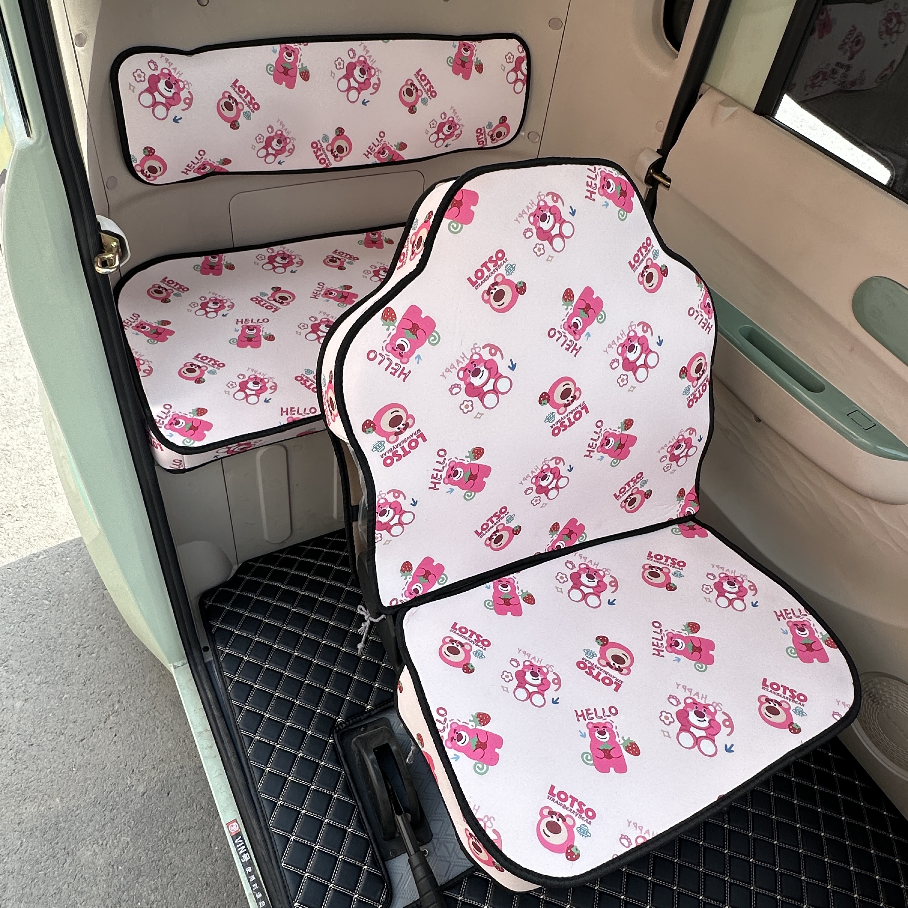 盛昊爱玛爱豆全封闭电动三轮四轮车电动车座套坐垫套定制四季通用