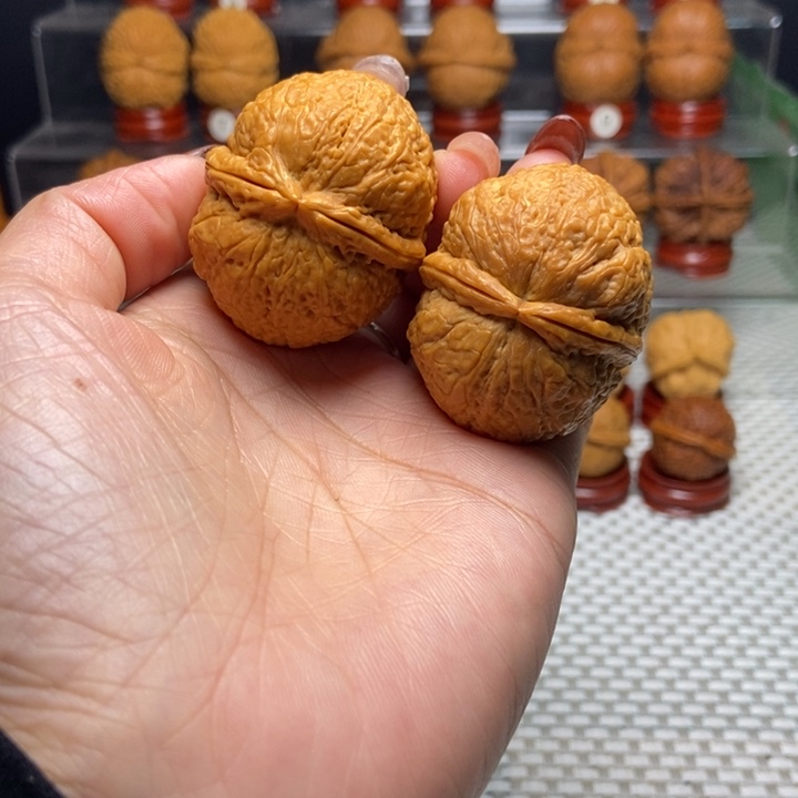 把件文玩核桃19雷鼓双筋锤