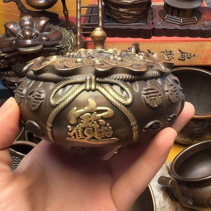 精美铜器摆件下单