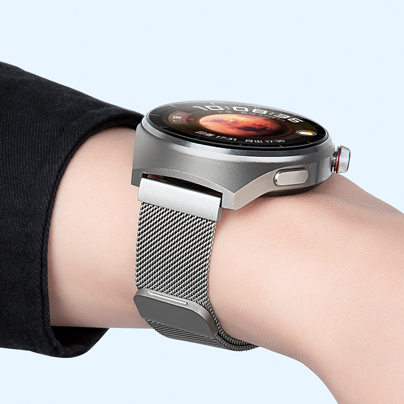 适用华为手表gt4表带watch5/4pro磁吸金属gt6保时捷gt5不锈钢22mm
