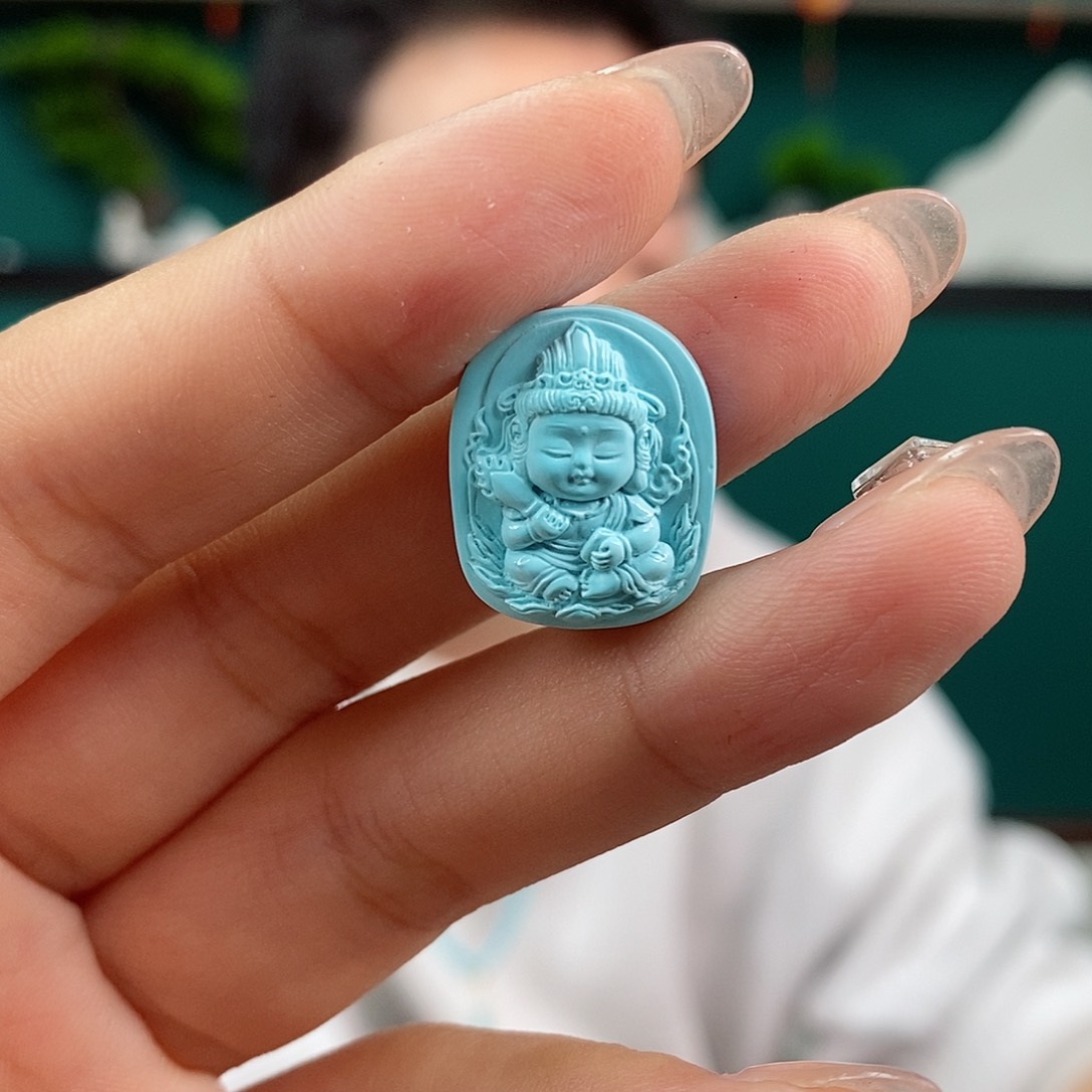 绿松石珠宝奇石未镶嵌