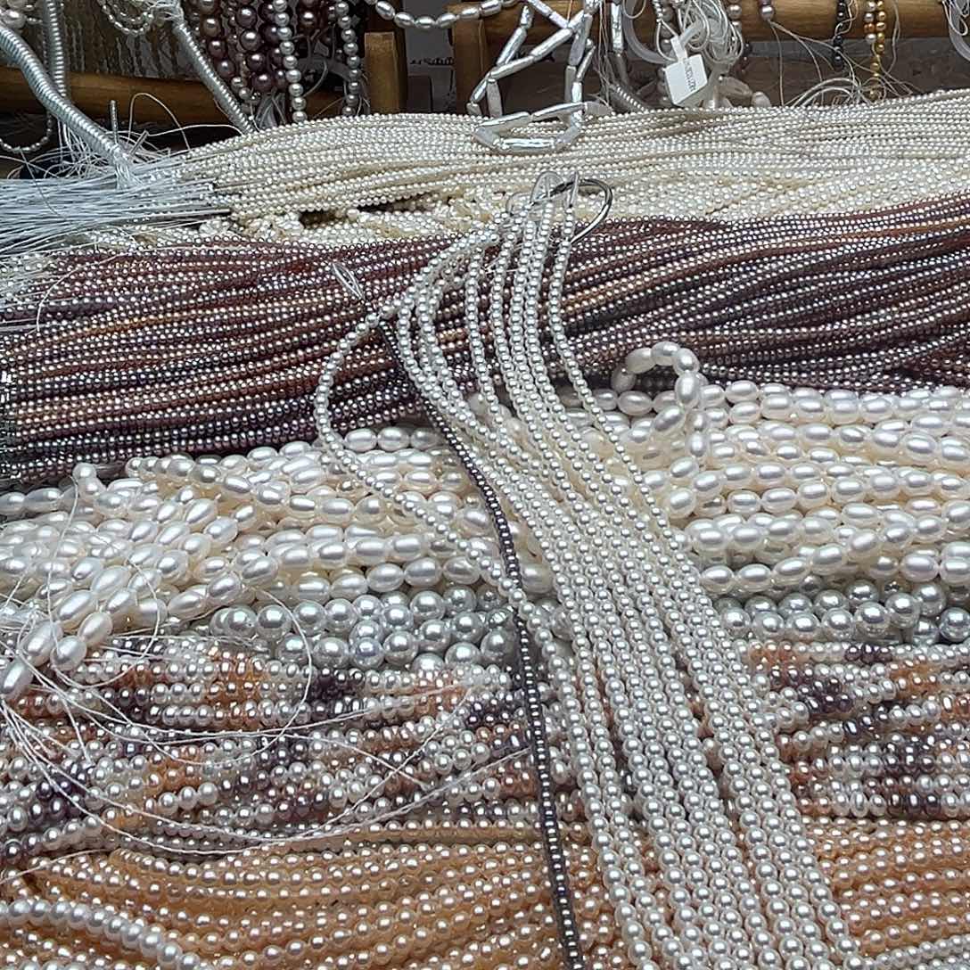 若***a半成品未镶嵌淡水珍珠一条4极光正圆➕一条3紫算盘