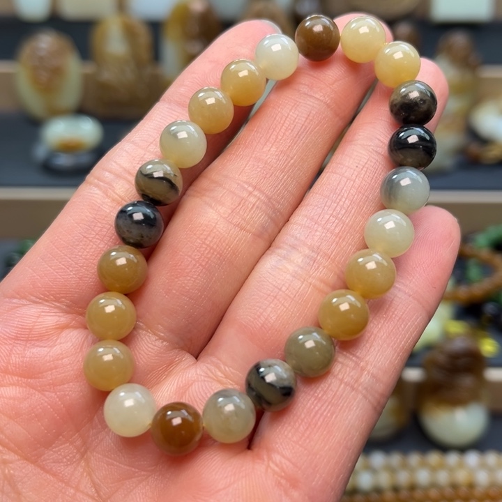 和田玉（糖玉）手链未镶嵌