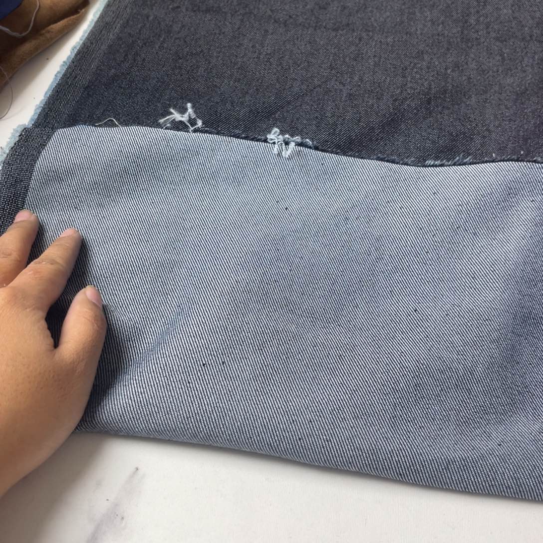 混纺藏青色弹力牛仔2米