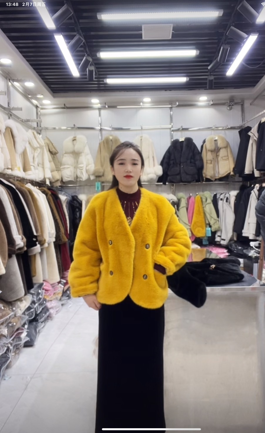 2024新款皮毛一体仿水貂绒外套（073）