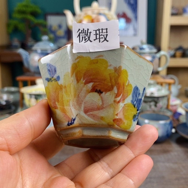 瓷片手工制作工艺精湛等特点