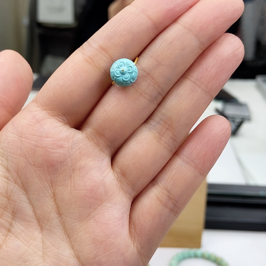 未镶嵌绿松石珠宝奇石