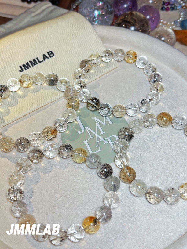 【顶顶闪灵钻】JMMLAB天然高品彩闪灵钻大mm水晶手串