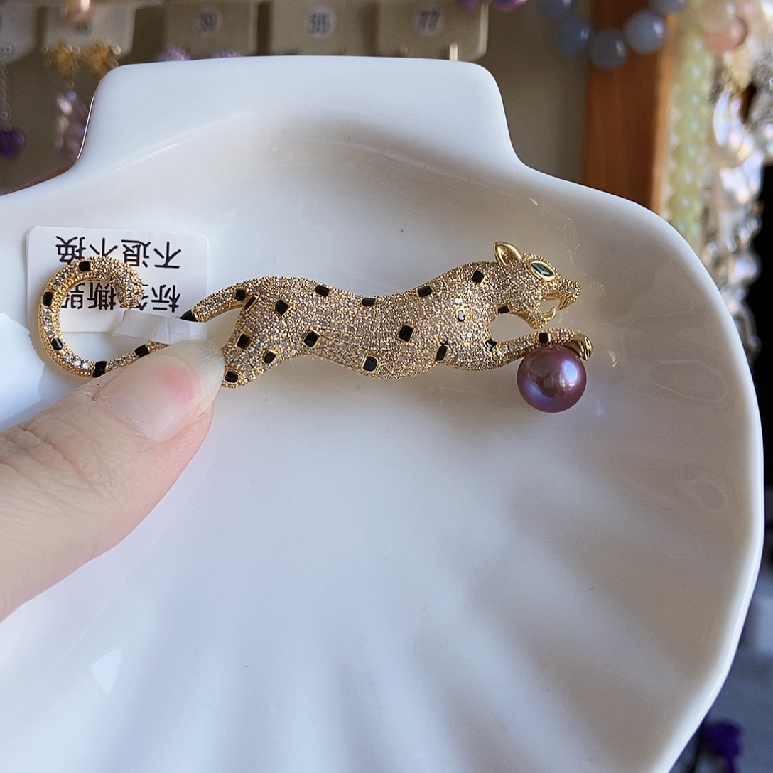 吊坠(不含链)合金淡水珍珠特价胸针2186